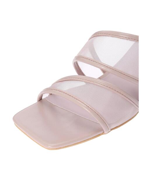 Green　Parks（グリーンパークス）の「キトゥンチュールサンダル（サンダル・レディース・アイボリー/モカ/ピンク・S/M/L/XL/XS）」の22枚目の写真