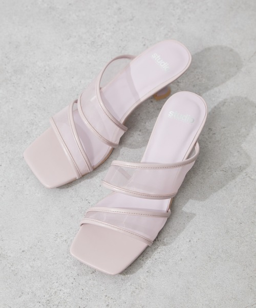 Green　Parks（グリーンパークス）の「キトゥンチュールサンダル（サンダル・レディース・アイボリー/モカ/ピンク・S/M/L/XL/XS）」の3枚目の写真