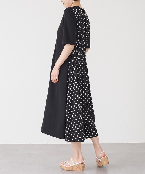 ワンピース ドレス Beardsley ビアズリー のワンピース 後ろドットワンピース Beza0011 を購入できます Beardsley ワンピース 後ろドットワンピース ワンピース Beardsley ビアズリー のファッション