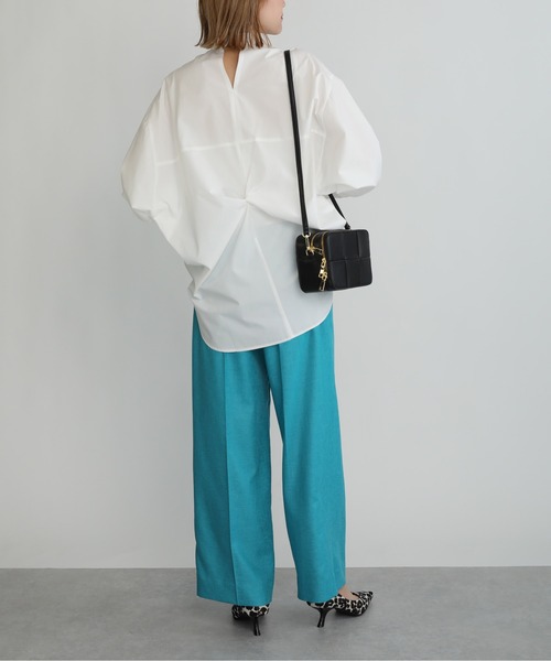 PICCIN（ピッチン）の「【日本製】リネンライクセンタープレスイージーワイドパンツ（その他パンツ・レディース・ブラック/ベージュ/ブラウン/エメラルド・S/M）」の11枚目の写真