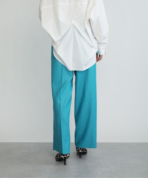 PICCIN（ピッチン）の「【日本製】リネンライクセンタープレスイージーワイドパンツ（その他パンツ・レディース・ブラック/ベージュ/ブラウン/エメラルド・S/M）」の8枚目の写真