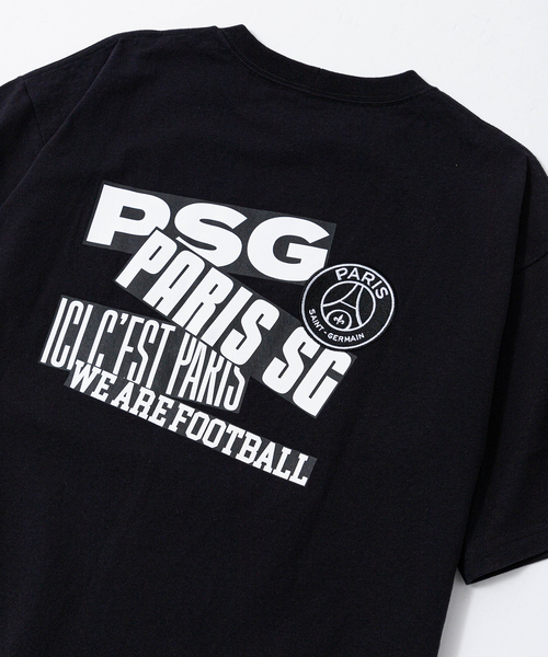 PARIS SAINT-GERMAIN(パリサンジェルマン)の「【Paris Saint-Germain】ステッカーロゴプリント Tシャツ(Tシャツ/カットソー・メンズ・ブラック/ホワイト・MEDIUM/LARGE/FREE/SMALL)」の2枚目の写真