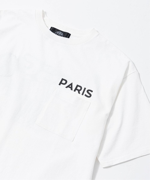 PARIS SAINT-GERMAIN(パリサンジェルマン)の「【Paris Saint-Germain】ステッカーロゴプリント Tシャツ(Tシャツ/カットソー・メンズ・ブラック/ホワイト・MEDIUM/LARGE/FREE/SMALL)」の4枚目の写真