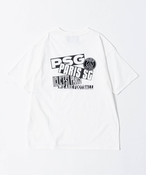 PARIS SAINT-GERMAIN(パリサンジェルマン)の「【Paris Saint-Germain】ステッカーロゴプリント Tシャツ(Tシャツ/カットソー・メンズ・ブラック/ホワイト・MEDIUM/LARGE/FREE/SMALL)」の5枚目の写真