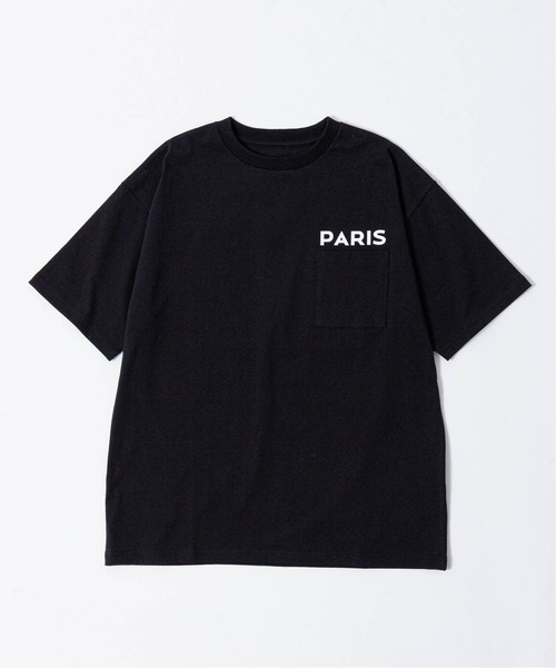 PARIS SAINT-GERMAIN(パリサンジェルマン)の「【Paris Saint-Germain】ステッカーロゴプリント Tシャツ(Tシャツ/カットソー・メンズ・ブラック/ホワイト・MEDIUM/LARGE/FREE/SMALL)」の6枚目の写真