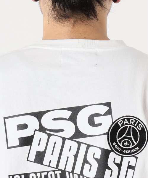 PARIS SAINT-GERMAIN(パリサンジェルマン)の「【Paris Saint-Germain】ステッカーロゴプリント Tシャツ(Tシャツ/カットソー・メンズ・ブラック/ホワイト・MEDIUM/LARGE/FREE/SMALL)」の12枚目の写真