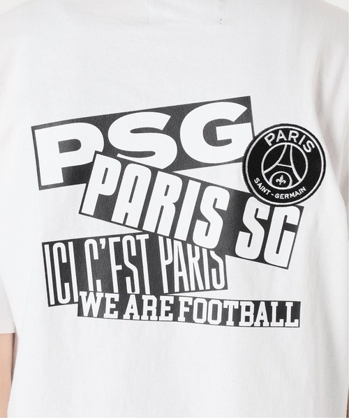 PARIS SAINT-GERMAIN(パリサンジェルマン)の「【Paris Saint-Germain】ステッカーロゴプリント Tシャツ(Tシャツ/カットソー・メンズ・ブラック/ホワイト・MEDIUM/LARGE/FREE/SMALL)」の18枚目の写真