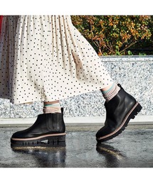 Live in comfort | リブ　イン　コンフォート　雨の日もオシャレに！むれにくい上品サイドゴアブーツ〈マイクロフレッシュ素材使用〉(レインシューズ)