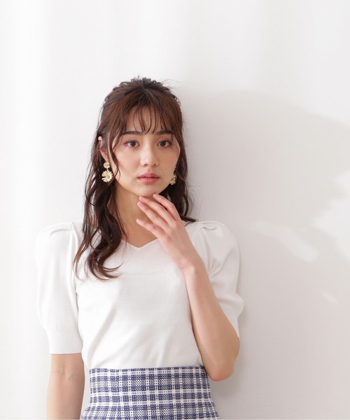 PROPORTION BODY DRESSING(プロポーションボディドレッシング)の「ハートカットニット / 1212170901(ニット/セーター・レディース・ホワイト/ブラック/ピンク/グリーン/ホワイト系その他・FREE)」の10枚目の写真