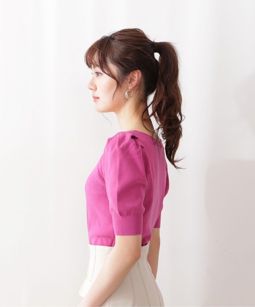 PROPORTION BODY DRESSING(プロポーションボディドレッシング)の「ハートカットニット / 1212170901(ニット/セーター・レディース・ホワイト/ブラック/ピンク/グリーン/ホワイト系その他・FREE)」の11枚目の写真