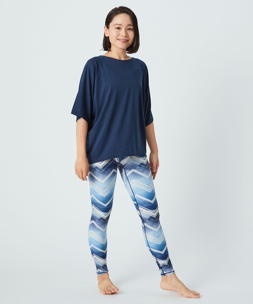 Julier Yoga and Relax(ジュリエヨガアンドリラックス)の「Julier リヨセルコットンソフト天竺バックギャザープルオーバー/エコ(Tシャツ/カットソー・レディース・ホワイト/ベージュ/ネイビー/ミント・FREE)」の21枚目の写真