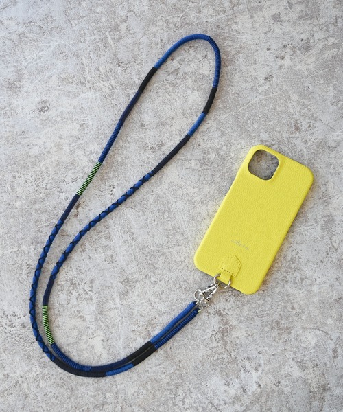 An+u（アンユー）の「ストラップ付 スマホケース・カバー iPhone13（スマホケース/カバー・レディース・ピンク/ベージュ/ブラック/イエロー/ライトブルー/グリーン/ブラウン/グレー・ONE SIZE）」の7枚目の写真