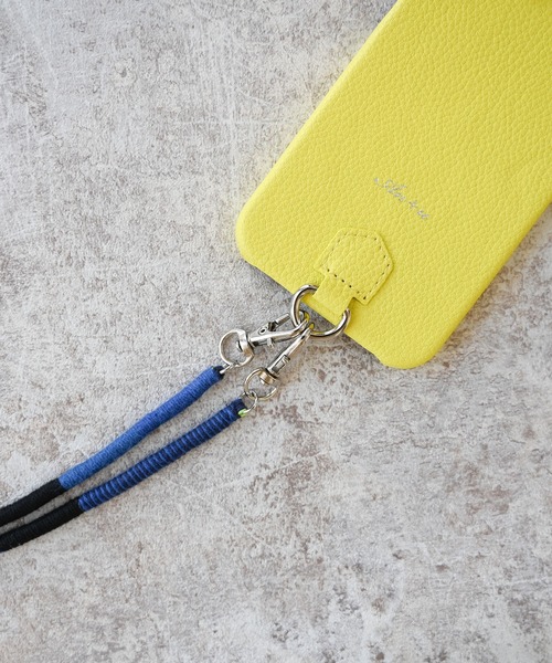 An+u（アンユー）の「ストラップ付 スマホケース・カバー iPhone13（スマホケース/カバー・レディース・ピンク/ベージュ/ブラック/イエロー/ライトブルー/グリーン/ブラウン/グレー・ONE SIZE）」の16枚目の写真