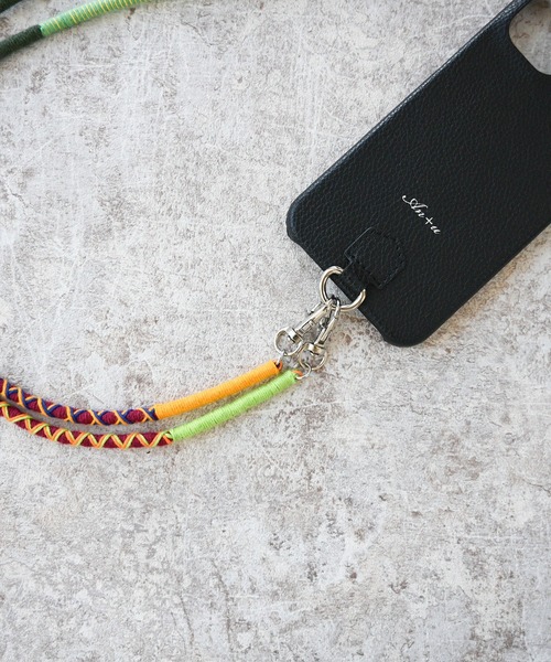 An+u（アンユー）の「ストラップ付 スマホケース・カバー iPhone13（スマホケース/カバー・レディース・ピンク/ベージュ/ブラック/イエロー/ライトブルー/グリーン/ブラウン/グレー・ONE SIZE）」の19枚目の写真