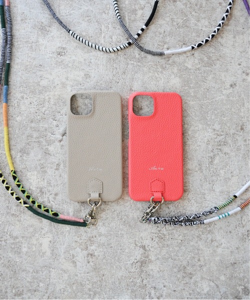 An+u（アンユー）の「ストラップ付 スマホケース・カバー iPhone13（スマホケース/カバー・レディース・ピンク/ベージュ/ブラック/イエロー/ライトブルー/グリーン/ブラウン/グレー・ONE SIZE）」の13枚目の写真
