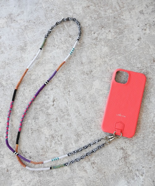 An+u（アンユー）の「ストラップ付 スマホケース・カバー iPhone13（スマホケース/カバー・レディース・ピンク/ベージュ/ブラック/イエロー/ライトブルー/グリーン/ブラウン/グレー・ONE SIZE）」の18枚目の写真