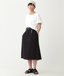 MHL.（エムエイチエル）の「FINE COMPACT COTTON POPLIN（スカート