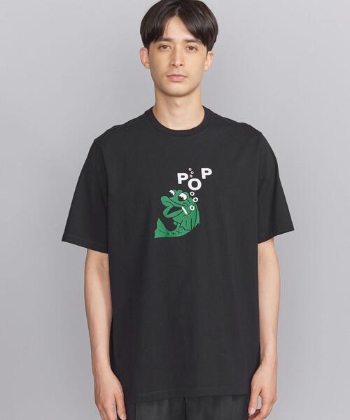 POP TRADING COMPANY(ポップトレーディングカンパニー)の「【別注】 <POP TRADING COMPANY> FISH T/Tシャツ(Tシャツ/カットソー・メンズ・ブラック・XL/L/M)」の6枚目の写真