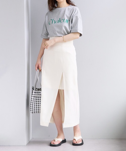 natural couture(ナチュラルクチュール)の「ほど良い肌見せが今年らしい WEB限定サイズ有り/ミニ裏付きハイウエストスリットスカート(スカート・レディース・ピンク/モカ/ブラック/アイボリー・SMALL/MEDIUM)」の5枚目の写真