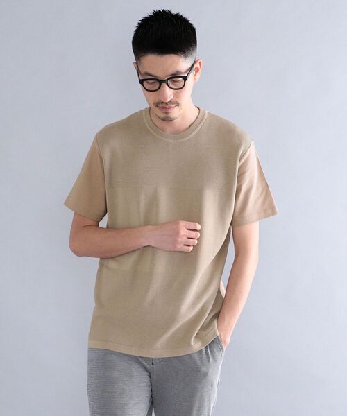 SHIPS(シップス)の「SHIPS: ニットドッキング Tシャツ 2022(Tシャツ/カットソー・メンズ・ベージュ/ネイビー/オフホワイト/ロイヤルブルー・SMALL/MEDIUM/LARGE/X-LARGE)」の1枚目の写真