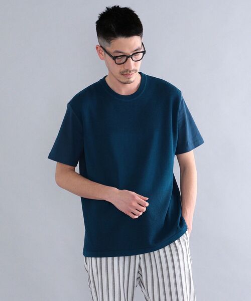 SHIPS(シップス)の「SHIPS: ニットドッキング Tシャツ 2022(Tシャツ/カットソー・メンズ・ベージュ/ネイビー/オフホワイト/ロイヤルブルー・SMALL/MEDIUM/LARGE/X-LARGE)」の4枚目の写真