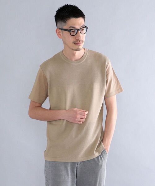 SHIPS(シップス)の「SHIPS: ニットドッキング Tシャツ 2022(Tシャツ/カットソー・メンズ・ベージュ/ネイビー/オフホワイト/ロイヤルブルー・SMALL/MEDIUM/LARGE/X-LARGE)」の5枚目の写真