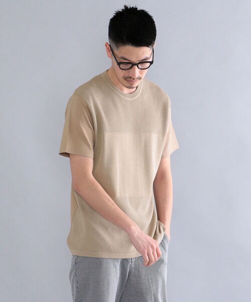 SHIPS(シップス)の「SHIPS: ニットドッキング Tシャツ 2022(Tシャツ/カットソー・メンズ・ベージュ/ネイビー/オフホワイト/ロイヤルブルー・SMALL/MEDIUM/LARGE/X-LARGE)」の8枚目の写真