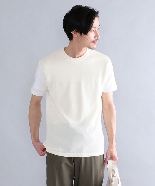 SHIPS(シップス)の「SHIPS: ニットドッキング Tシャツ 2022(Tシャツ/カットソー・メンズ・ベージュ/ネイビー/オフホワイト/ロイヤルブルー・SMALL/MEDIUM/LARGE/X-LARGE)」の13枚目の写真