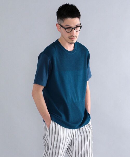 SHIPS(シップス)の「SHIPS: ニットドッキング Tシャツ 2022(Tシャツ/カットソー・メンズ・ベージュ/ネイビー/オフホワイト/ロイヤルブルー・SMALL/MEDIUM/LARGE/X-LARGE)」の18枚目の写真