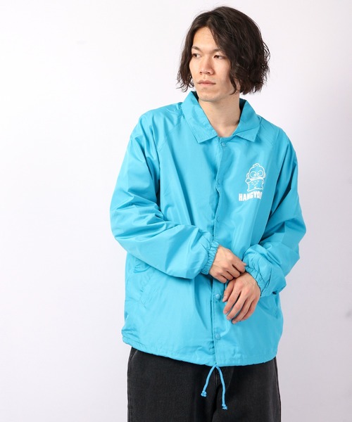 sanrio(サンリオ)の「sanrio サンリオキャラクターズコーチジャケット あひるのペックル/シナモンロール/ポチャッコ/バッドばつ丸/ハンギョドン/タキシードサム/ポムポムプリン(ナイロンジャケット・レディース・ブラック/ネイビー/レッド/ターコイズブルー/イエロー/ブルー系その他/チャコール・M/L)」の22枚目の写真