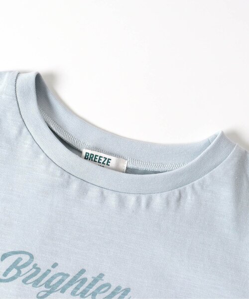 BREEZE（ブリーズ）の「/タックスリーブTシャツ（Tシャツ/カットソー・キッズ・チャコール/サックスブルー/オレンジ・100/110/120/130/150/90/140）」の8枚目の写真