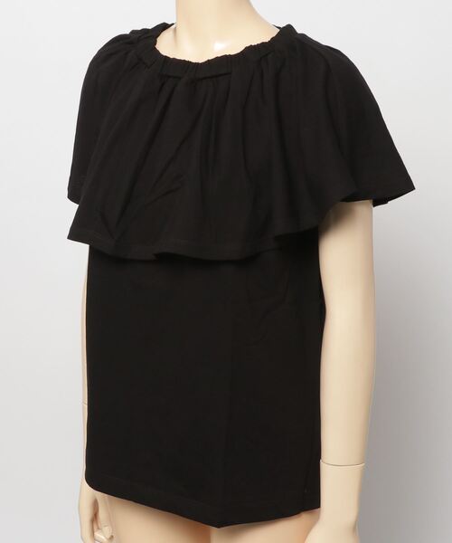 MANASTASH（マナスタッシュ）の「MANASTASH/マナスタッシュ　天竺衿ノースリーブ（タンクトップ・レディース・ホワイト/ブラック・FREE）」の3枚目の写真