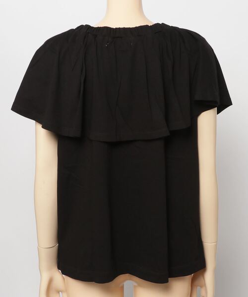 MANASTASH（マナスタッシュ）の「MANASTASH/マナスタッシュ　天竺衿ノースリーブ（タンクトップ・レディース・ホワイト/ブラック・FREE）」の4枚目の写真