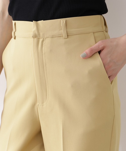 N.（N. Natural Beauty Basic）（エヌエヌナチュラルビューティーベーシック）の「センタープレスフレアパンツ（その他パンツ・レディース・ブラック/イエロー/レッド/ブルー・MEDIUM）」の14枚目の写真