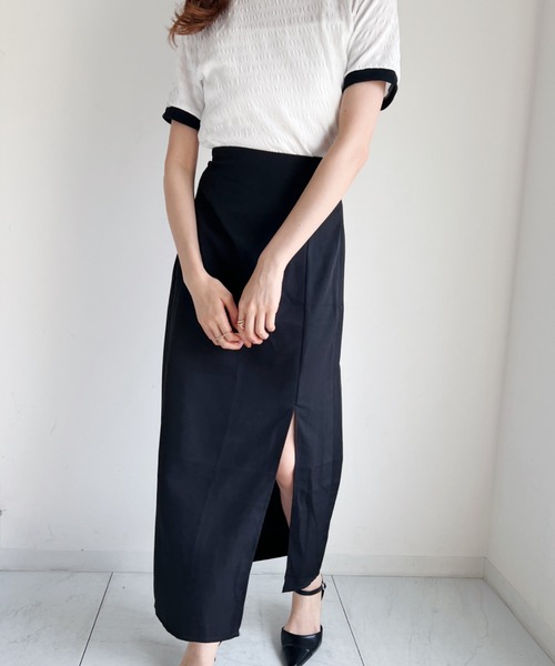 CLEA（クレア）の「前スリットカラータイトスカート（スカート）」 - WEAR 