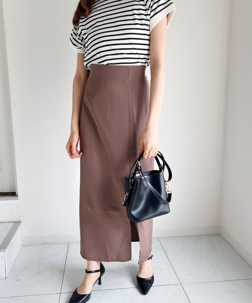 CLEA（クレア）の「前スリットカラータイトスカート（スカート）」 - WEAR 