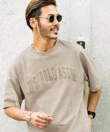 US.POLO ASSN./ユーエスポロアッスン ブランド別注 オーバーサイズナンバリング半袖Tシャツ