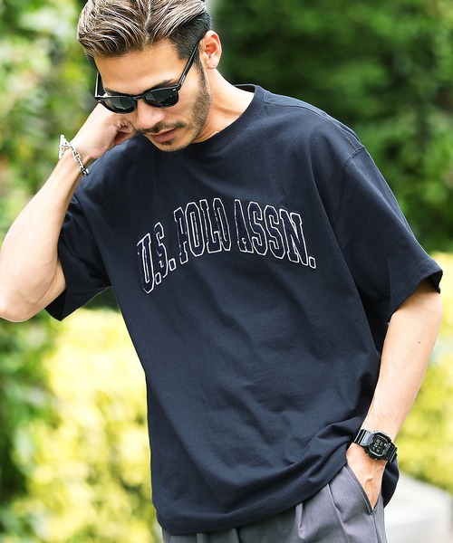 U.S. POLO ASSN.(ユーエスポロアッスン)の「US.POLO ASSN./ユーエスポロアッスン ブランド別注 オーバーサイズナンバリング半袖Tシャツ(Tシャツ/カットソー・メンズ・ホワイト/ブラック/ライトベージュ/ネイビー/ダークグリーン/グリーン系その他/ブラック系その他/ブルー系その他/ベージュ系その他/ホワイト系その他/ブルー系その他2/チャコール/グリーン系その他2/グレー系その他/ブラック系その他3/ブルー系その他3/ブラック系その他2/ホワイト系その他3/ホワイト系その他2/ベージュ系その他2/ブラック系その他5/グレー系その他2/ホワイト系その他5/グリーン系その他3・X-LARGE/MEDIUM/LARGE)」の22枚目の写真