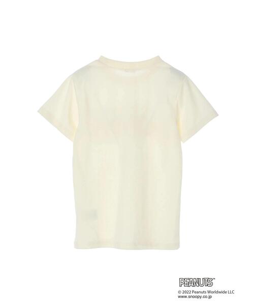 koe（コエ）の「【PEANUTS】スヌーピーTシャツ*（Tシャツ/カットソー・キッズ・ホワイト/ブラウン/オフホワイト/カーキ/イエロー/グレイッシュベージュ・100/110/120/130）」の13枚目の写真