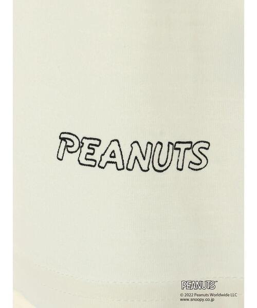 koe（コエ）の「【PEANUTS】スヌーピーTシャツ*（Tシャツ/カットソー・キッズ・ホワイト/ブラウン/オフホワイト/カーキ/イエロー/グレイッシュベージュ・100/110/120/130）」の19枚目の写真