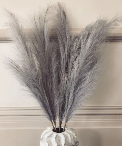 Port（ポート）の「くすみカラー ふわふわ  パンパスグラス / フェイクグリーン / 造花 / ドライフラワー #_（インテリア雑貨・レディース・ホワイト/ブラウン/グレー・FREE）」の7枚目の写真