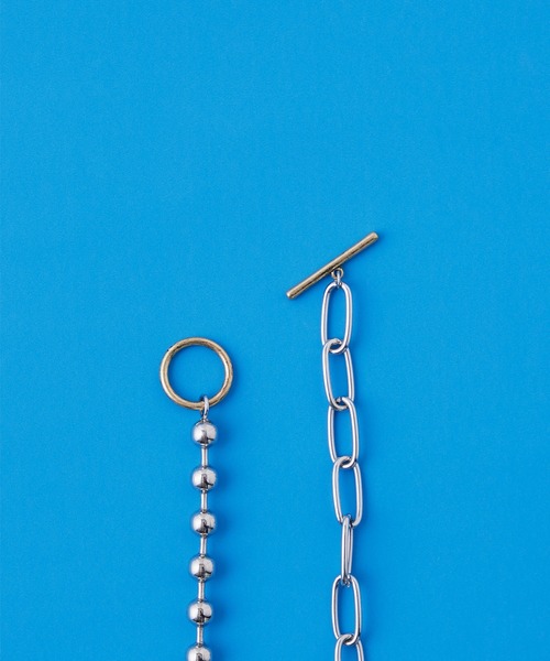 Six M（シックスエム）の「【SixM/シックスエム】MIXネックレス（ネックレス・レディース・シルバー・FREE）」の4枚目の写真