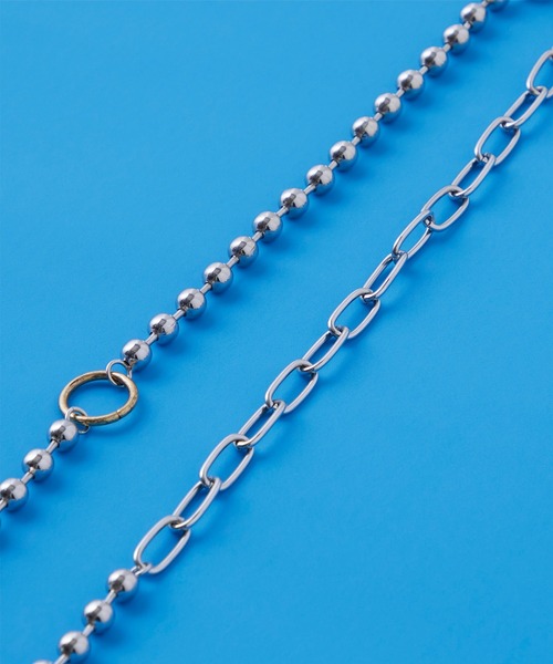 Six M（シックスエム）の「【SixM/シックスエム】MIXネックレス（ネックレス・レディース・シルバー・FREE）」の5枚目の写真