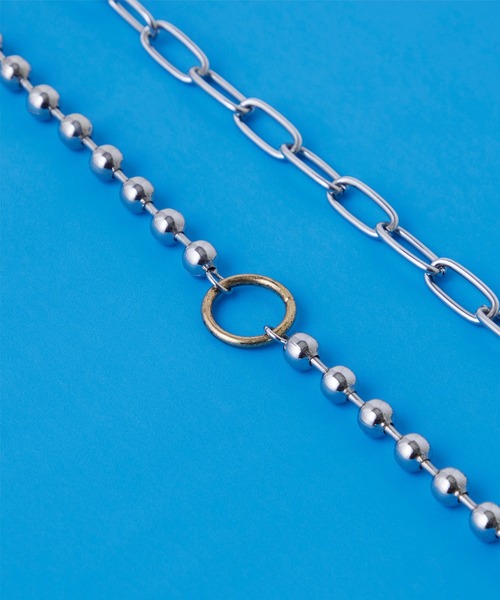 Six M（シックスエム）の「【SixM/シックスエム】MIXネックレス（ネックレス・レディース・シルバー・FREE）」の6枚目の写真