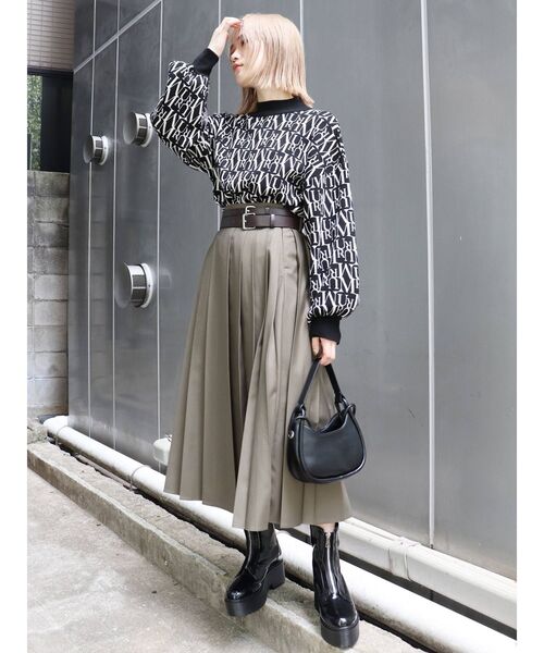 MURUA(ムルーア)の「チューブラウンドバッグ(ハンドバッグ・レディース・ブラック/グリーン・FREE)」の18枚目の写真