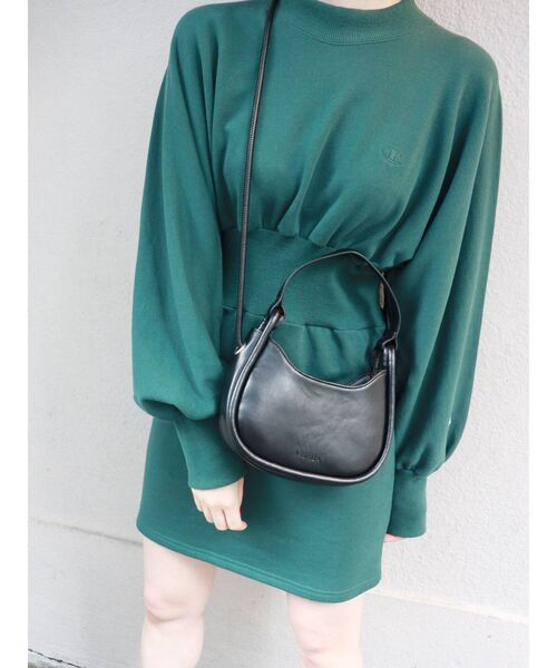 MURUA(ムルーア)の「チューブラウンドバッグ(ハンドバッグ・レディース・ブラック/グリーン・FREE)」の21枚目の写真