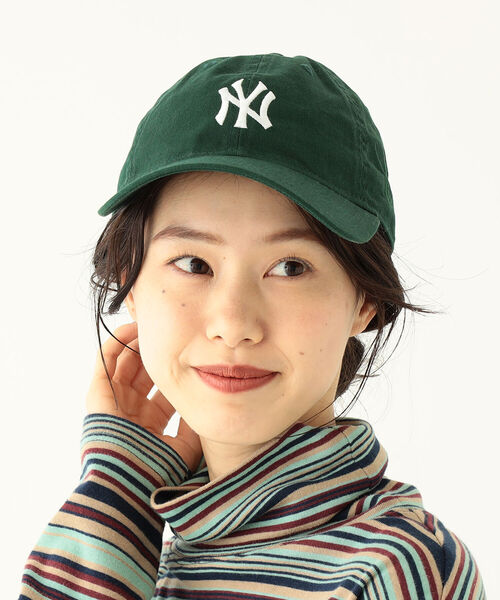BEAMS BOY(ビームスボーイ)の「NEW ERA × BEAMS BOY / 別注 ニューヨークヤンキース キャップ 22FW(キャップ・レディース・ブラック/パープル/ネイビー/グリーン・FREE)」の3枚目の写真