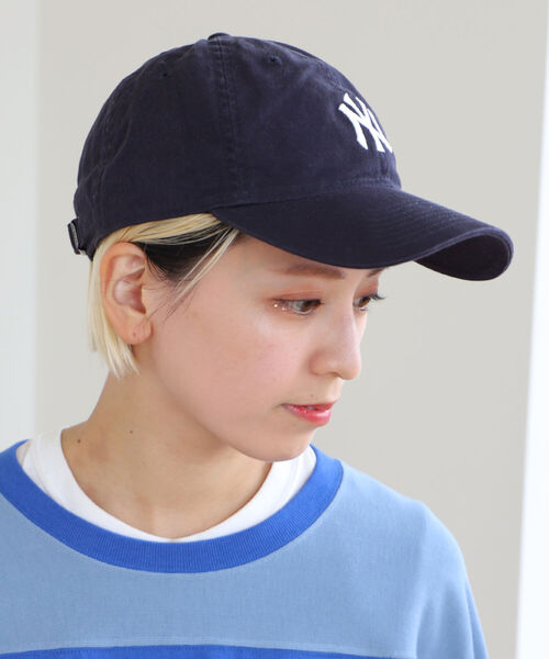 BEAMS BOY(ビームスボーイ)の「NEW ERA × BEAMS BOY / 別注 ニューヨークヤンキース キャップ 22FW(キャップ・レディース・ブラック/パープル/ネイビー/グリーン・FREE)」の7枚目の写真