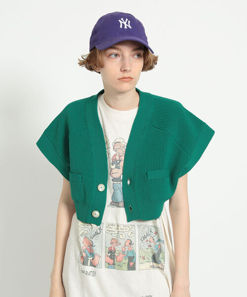 BEAMS BOY(ビームスボーイ)の「NEW ERA × BEAMS BOY / 別注 ニューヨークヤンキース キャップ 22FW(キャップ・レディース・ブラック/パープル/ネイビー/グリーン・FREE)」の13枚目の写真