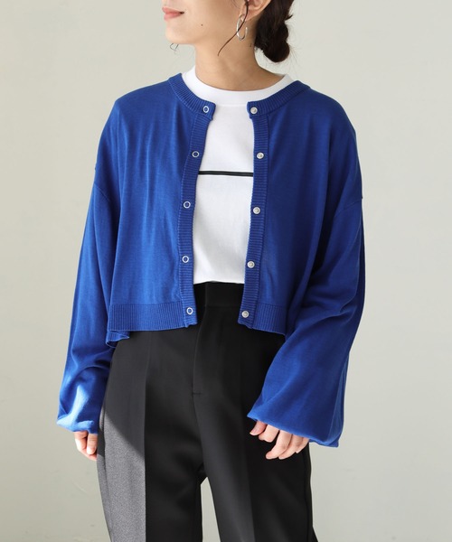 HER CLOSET(ハークローゼット)の「【HER CLOSET】WEB限定 オリジナルラインシンプルロゴロンT WEB LIMITED ORIGINAL LINE SIMPLE LOGO LONG TEE(Tシャツ/カットソー・レディース・ブラック/ホワイト・S/M/L)」の9枚目の写真